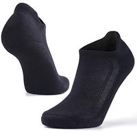 Yowband No-Show Compression Running Socks(1/2 Pairs) - Seamless Knit, Low Cut, Mesh Ventilating, Comfort Cushion Padding for Men and Women