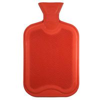 AQUAPAPA Large 1/2 Gallon Classic Non Toxic Natural Rubber Hot Water Bottle Bag, 2 Liters