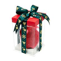 Christmas Green Ribbons 25 Yards Grosgrain Satin RibbonTrims Printed Metallic Glitter Xmas Ribbons 1inch Wide for Christmas Holiday Gift Box Flower Cake Wrapping