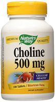 NATURE'S WAY Choline 500mg 100 Tablets