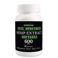 GreenIVe - Hemp Extract Soft Gels - Premium Quality Hemp Plant Extract - USA Farmed - Exclusively on Amazon (600mg 60 Count)