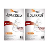 Snore Therapy Strips, Maximum Strength, Tackle The Toughest Snoring, Bed Partner Approved, 20 Count - 2 Pack