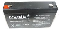 PowerStar 6V9AH Sealed Lead Acid Rechargeable Battery for Exit Sign - US Stock