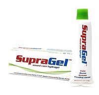 SupraGel Hydrogel Wound Dressing Gel. Clinically Studied & Fda Listed. Sterile Tube, 25g, Clear