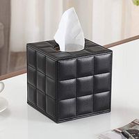 T-ZJHC Tissue Paper Towel Box, Tray, European, Black Sheepskin, Square roll Tray