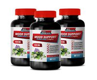 Sleep Pills - Mood Support Complex - Vitamins and Herbs - Stress and Anxiety Relief - Premium Blend - 5 htp Vitamin b - 3 Bottles (180 Capsules)