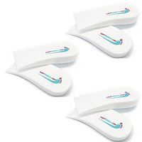 footinsole Height Increase Shoes Insoles Lift Kit 0.8 inches Heels Inserts (White, 3 Pairs)