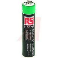 RS Pro 6170789 1.2V NiMH Tagged Terminal AAA Rechargeable Battery 1000mAh