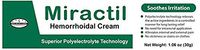 MIractil Hemorrhoid Cream - Safely, Highly-Effectively Treats Internal and External Hemorrhoids When Applied EXTERNALLY. No Internal applicator Required!