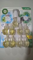 Air Wick scented oil plug in warmer with 9 refills Linen in Air + Forest Waters