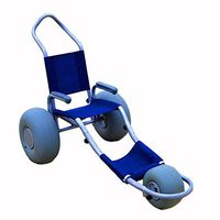 Sand Rider Custom Beach Wheelchair (White Palm Pattern)