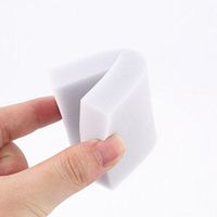 New 100pcs 100 x 60 x 20mm Magic Sponge Cleaner Super Decontamination Eraser Melamine Kitchen Office Bathroom Cleaning Tool