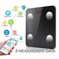 Estink- Weight Scale,Tempered Glass Bluetooth Body Fat Scale Digital Bathroom Smart Wireless Weight Scales with Smartphone APP Perfect for Health Management or Fitness Journey