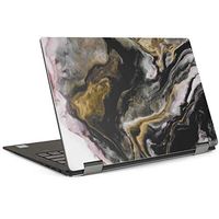 Skinit Decal Laptop Skin for XPS 15 2-in-1 (2018) - Officially Licensed Originally Designed Gold Blush Marble Ink Design