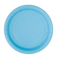 Light Blue Paper Cake Plates, 8ct