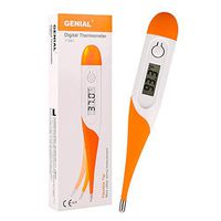 Neween Digital Thermometer, Flexible Tip Rectal and Oral Thermometer for Adults and Babies, Precision Thermometer for Fever - Accurate and Fast Readings with Fever Indicator