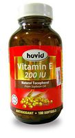 HOVID Vitamin E 200Iu 180 Softgels