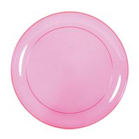 Party Dimensions Plastic Plate, 40 Plates, 6-Inch, Neon Pink