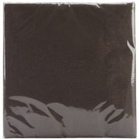 Creative Converting 573038B Chocolate Brown Beverage Napkin, 3 Ply, Solid