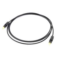 4.9FT/1.5M Digital Optical Optic Fiber Toslink Audio Cable OD2.2mm ZZJ01 by adapter