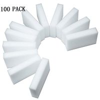 ORYOUGO 100 Pack Magic Eraser Cleaning Pads,Eraser Sponge for All Surfaces - Kitchen-Bathroom-Furniture-Leather-Car-Steel - Just Add Water to Erase All Dirt - Melamine - Universal Cleaner