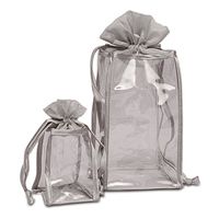 Silver Vinyl Bags | Quantity: 12 | Width: 3 3/4"