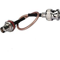 BNC Female Bulkhead with Waterproof O-ring to BNC Male Cable Using RG316 Coax - 5.91"(15cm) High Quality Ships From USA