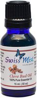 Swiss Mist Clove Essential Oil (100% PURE & NATURAL - UNDILUTED) Therapeutic Grade - 0.50 oz Bottle - Perfect for Aromatherapy, Relaxation, Skin Therapy & More!