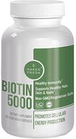 Naked Fresh Biotin 5000 mcg for Stronger Skin and Nails. Biotin for Hair Growth Supports Cellular Energy Production and Maintains Healthy Immunity.