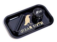 Urban Myth - Rolling Tray Bundle Deluxe - 10.5" X 6.5" + Aluminum Grinder 2.5" + Rolling Machine 110mm