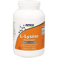 NOW Supplements, L-Lysine (L-Lysine Hydrochloride) Powder, Supports Collagen Synthesis*, Amino Acid, 1-Pound