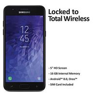 Total Wireless Carrier-Locked Samsung Galaxy J3 Orbit 4G LTE Prepaid Smartphone - Black - 16GB - Sim Card Included - CDMA