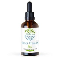 Black Cohosh B120 Alcohol-Free Herbal Extract Tincture, Super-Concentrated Responsibly farmed Organic Black Cohosh (Actaea racemosa L.) (4 fl oz)