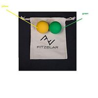 XYL HOME Fitness Ball Massage Fascia Peanut Muscle Relaxation Acupressure Massage Instead Tennis Diameter 6.3cm, 2, Green