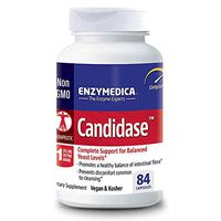Enzymedica, Candidase, 84 Capsules, Enzyme Supplement to Support Balanced Yeast Levels and Digestive Health, Vegan, 42 Servings (FFP)