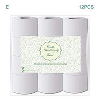 Silky & Smooth Soft 3-Ply Toilet Paper, Home Kitchen Thicken Toilet Tissue, Soft, Strong, Biodegradable Bath Tissue (White)