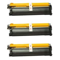 Amsahr 1710517-005 Minolta 1710517-005, 2300 Remanufactured Replacement Toner Cartridge with Three Black Cartridges