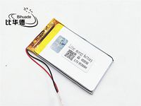 BIHUADE 3.7V 403560 950MAH Lithium Polymer Li-Po Rechargeable Battery for DIY Mp3 MP4 MP5 GPS