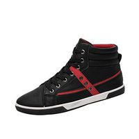 Men Shoes, Neartime Fashion Men Autumn Leather Footwear Boots High Top Lace-Up Casual Hiking Shoes