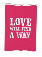 Inspirational Blank Notecards ~ Love Will Find a Way (4" x 6"; White Envelopes)