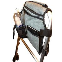 Slot Adults Walker Side Pockets Hanging Holder Drink Medical Accessories Basket Holders Seniors Storage Mobility Bag Organizer Pouch & E Book