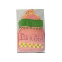 Carlton Cards Its A Girl Announcements Pink Baby Bottle Cake w/Envelopes (8-Count)