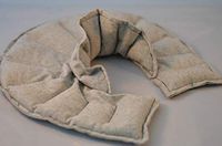 Herbal Hemp Neck and Shoulder Thera Heat Pack, 6 Unit Value Pack, Hemp Ingredients and Hemp Fabric, Sterling Grey