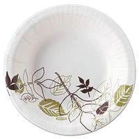 Dixie Ultra SXB12WS Pathways W/soak Proof Shield Heavyweight Paper Bowls, 12oz, Green/burg, 500/ct