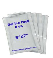 8oz. (1/2 Lb.) Gel Ice Pack 5" x 7" (4 Count)