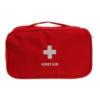 HittecH Portable First Aid Survival Medicine Storage Bag For Travel Home Medical Tools(Red)