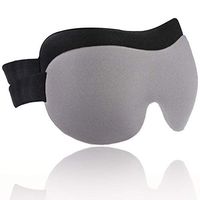 NEUYILIT Eye Mask for Sleeping, Lightweight Breathable & Super Soft Eye Mask for Men Women, 3D Contoured Blindfold for Travel/Night's Sleeping/Shift Work/Meditation, 2 Pack Black/Grey