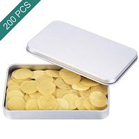 KRENDR 200 Pieces Pipe Screen Filters, 100% Brass Pipe Screens 3/4 Inch (0.75") with Metal Storage Box