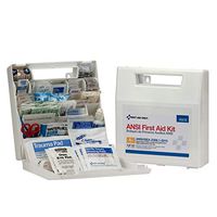 50 Person First Aid Kit, ANSI A+, Plastic Case with Dividers | 50 Person Bulk Plastic First Aid Kit with Dividers, ANSI A+, Type I & II