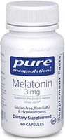 Pure Encapsulations - Melatonin 3 mg - Hypoallergenic Supplement Supports The Body's Natural Sleep Cycle - 60 Capsules